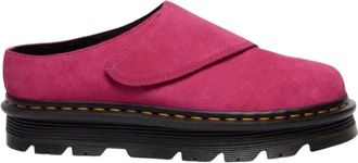 Dr. Martens Zebzag Fuchsia Roze Su&egrave;de Schoenen - Dames - Slip ons - Rood - 40 EU - Su&egrave;de - Schoenen