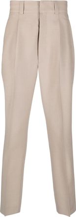 Fear of God pleated tapered-leg trousers - men - Wool/Kid Mohair/Cupro/Polyester/Cotton - 48 - Neutrals