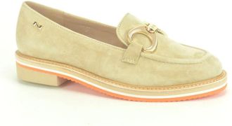 Nathan-Baume Beige Su&egrave;de Mocassin met Kwastjes - Dames - Loafers - Beige - 38 EU - Su&egrave;de - Schoenen