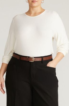 Universal Standard Joan Relaxed Fit T-Shirt in White at Nordstrom, Size Xl