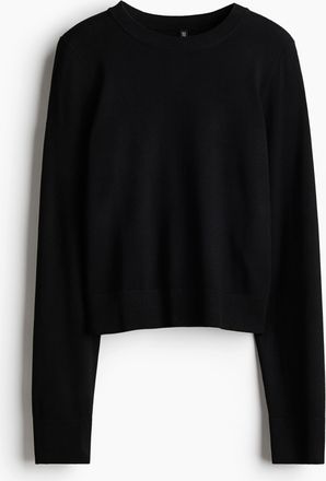 H&M Feinstrickpullover - Schwarz