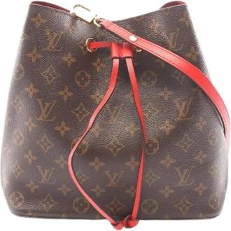 Louis Vuitton Pre-owned Neo Noe Monogram schoudertas - Dames - Vintage Tas - Bruin - ONE Size - Leer - Vintage