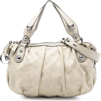 Gucci Pre-owned Gucci ssima Icon Bit Satchel Ladies CNXIG09U34PDR9SM