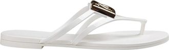 Dolce & Gabbana Slide Beachwear en goma con logo - Shoes - Mujer - Blanco - 37 EU