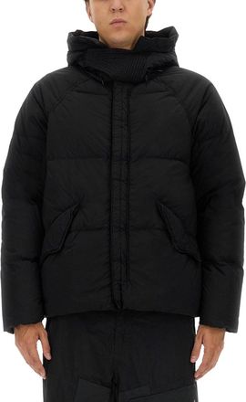 Ten c Puffer Down Jacket With High Collar And Hood