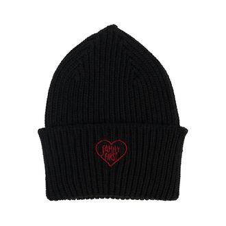 Family Fir$t Milano Family First, Accessoires, unisex, Zwart, ONE Size, Wol, Beanie