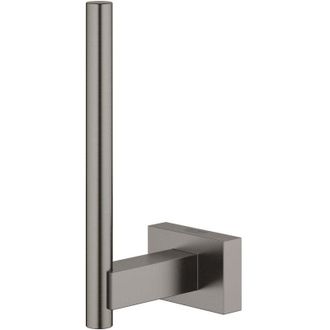 GROHE Soporte Para Papel Higi&eacute;nico De Repuesto De Grafito Duro Cepillado Grohe Essentials Cube