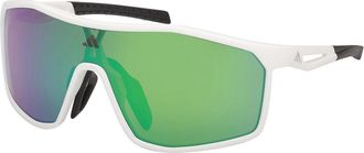 Adidas Sport SP0117 21Q Mens Sunglasses White Size 99