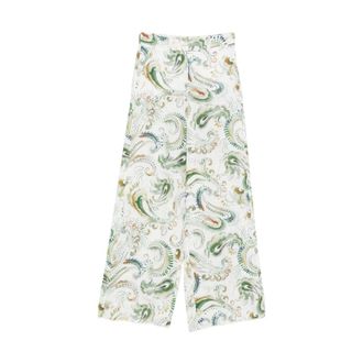 Marella Wide Trousers, female, White, Size: 2XS Wide Trousers