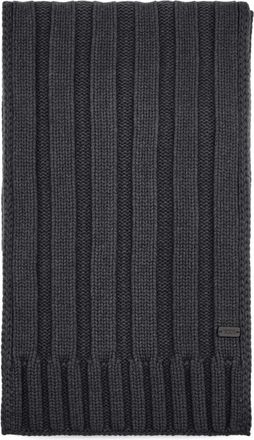 Tod's ribbed-knit scarf - men - Cashmere/Wool - One Size - Grey