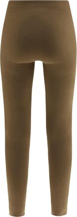 Wolford Womens Seamless Leggings Olive Dust Polyamide; Elastane Trousers