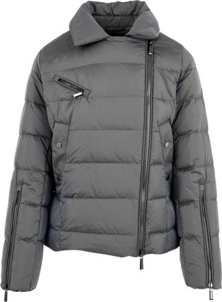 Moorer Gewatteerde Rits Mouw Zijzak Jas - Dames - Winterjassen - Grijs - 2XS - Jassen