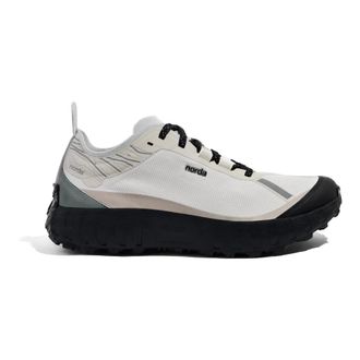 Norda Norda, Schoenen, Heren, Wit, 42 1/2 EU, Witte Platte Trail Hardloopschoenen