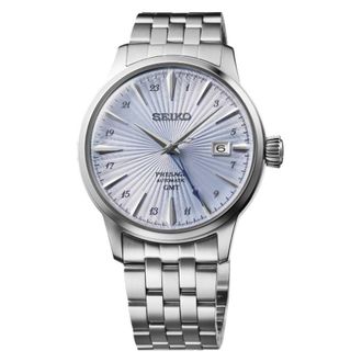 Seiko Presage GMT Automatic Light Blue Dial Watch SSK037J1