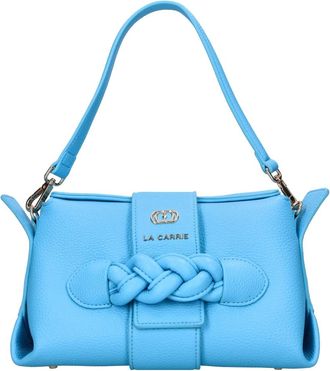 La Carrie Tassen, Dames, Blauw, ONE Size, Leer, Leila Faux Leren Tas