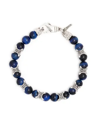 Emanuele Bicocchi Bracciale con perline - Blu