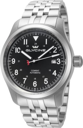 Glycine Combat Field Automatic Black Dial Mens Watch GL0572