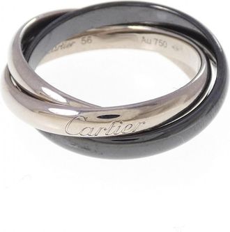 Cartier White Gold (18K) Ceramic Band Ring (Pre-Owned)