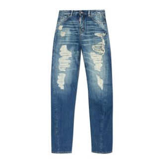 Dsquared2 Loose-fit Jeans, female, Blue, Size: 3XS D2 Twisted jeans