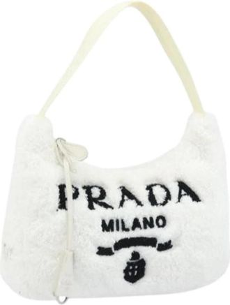Prada Pre-owned Vintage Hand Bag - Dames - Vintage Schoudertas - Wit - ONE Size - Vintage