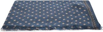 Dell'Oglio Nubia S449 07 Scarf - Heren - Wintersjaals - Blauw - ONE Size - Kasjmier - Accessoires