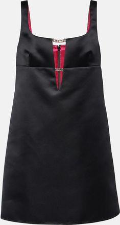 Nina Ricci Cutout satin minidress