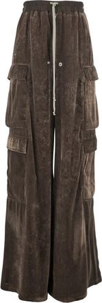 Rick Owens Brown Regular Cargos Pants