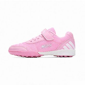 Generic Unisex Comfortable Breathable Football Sneakers - Indoor Outdoor Anti-Slip Training Soccer Shoes for Beginners (Pink,3.5)