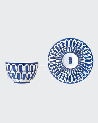 Herm&egrave;s Bleus dAilleurs Cup & Saucer