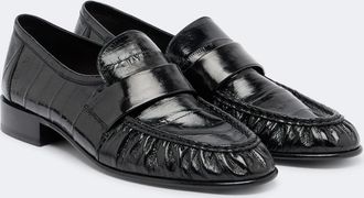 The Row Soft leather loafers