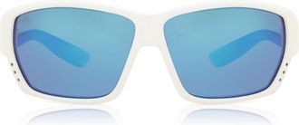 Costa 6S9009 Tuna Alley Polarized TA 25 OBMGLP Mens Sunglasses White Size 61
