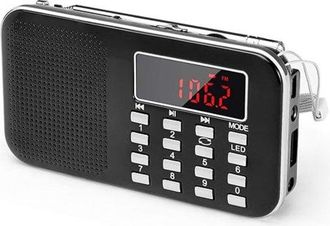 No Brand Radio De Emergencia - Radio A Pilas - Kit De Emergencia - Radio De Guerra - Radio De Desastre - Negra - Raciones De Emergencia