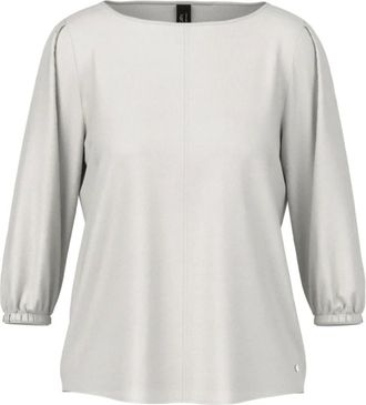 Marc Cain Dames, Blouses & Shirts, Blauw, Maat: XS Zijde