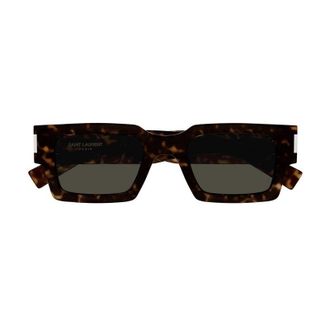 Saint Laurent SL572001 Square Full Rim Sunglasses - Black