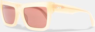 Off-white Mens Accessories Off White Off Firenze Sun in Sand Brown - One Size