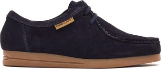 Base London Koko Mens Moccasins Navy Leather - Size UK 12