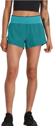 The North Face Womens Summit Pacesetter 3 Shorts In Galactic Blue/deep Teal