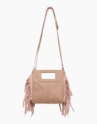 James Lakeland Womens Powder Fringe Bag - Brown