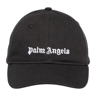 Palm Angels Logo Baseball Cap - unisex - Palm Angels - Hats & Caps - Black - M - Accessories