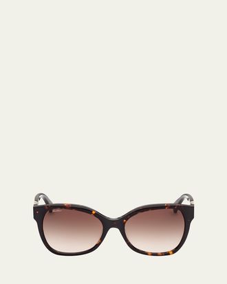 Max Mara Acetate Butterfly Sunglasses