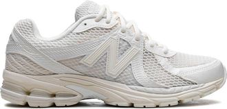 New Balance x Aimé Leon Dore 860V2 Cream sneakers - men - Rubber/Fabric/Mesh/Calf Leather - 7.5 - White