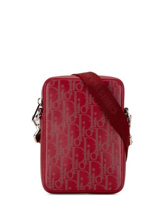 Dior 2021 Oblique Galaxy World Tour messenger crossbodytas - Rood
