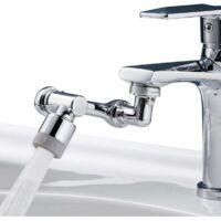 OEM Extensi&oacute;n De Grifo Giratoria Multifuncional, Extensi&oacute;n De Grifo De Lat&oacute;n De 1080&deg;, Adaptador De Grifo Ahorrador De Agua, Cabezal De Grifo Ajustable - 