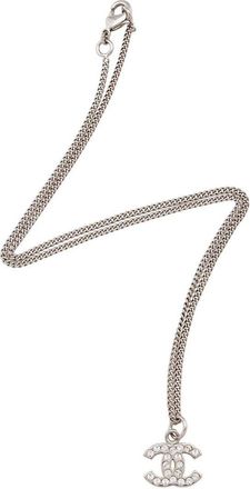 Chanel Crystal Cc Necklace (Authentic Pre-Loved)