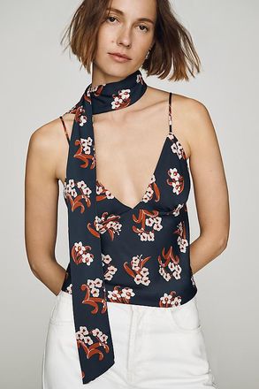 Maeve Clara Scarf-Neck Cami by Sarah Cliff