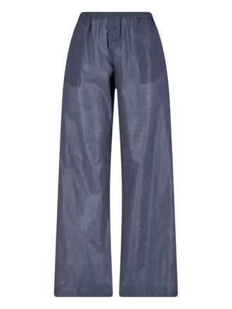 Paloma Wool Blue Textured Elastic Waist Trousers