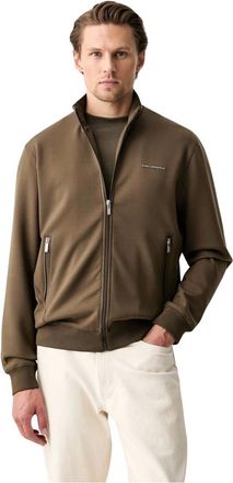Karl Lagerfeld Giacca con zip in felpa - - Sweatshirts & Hoodies - Uomo - Verde - M
