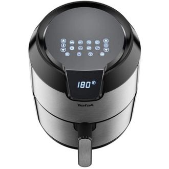 T-fal Easy Fry Ey401d Sencillo 4,2 L Independiente 1500 W Freidora De Aire Caliente Negro, Acero Inoxidable - Tefal