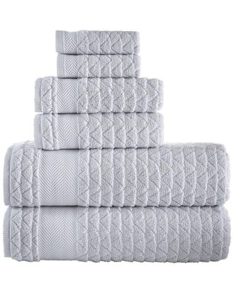 Brooks Brothers Herringbone 6Pc Towel Set