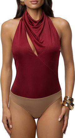 JLUXLABEL Beloved Bodysuit in Burgundy at Nordstrom, Size X-Small